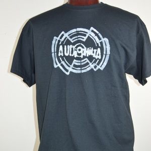 Audiophilia Heavy Metal Rock Band Mens 2XL Blk T